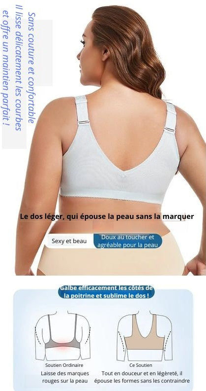 Brise Évanescente – Soutien-gorge sans armature fermeture frontale & confort premium