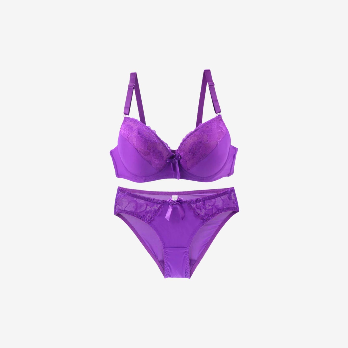 Soutien-gorge Audace Velours violet – féminité et maintien élégant – COUPRA Intimates