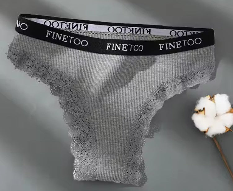 Culotte femme Finetéo gris perle – sophistication discrète et confort absolu COUPRA Intimates.