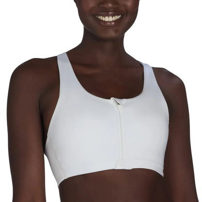 Soutiens-gorge de sport pour femme à fermeture éclair avant sans couture