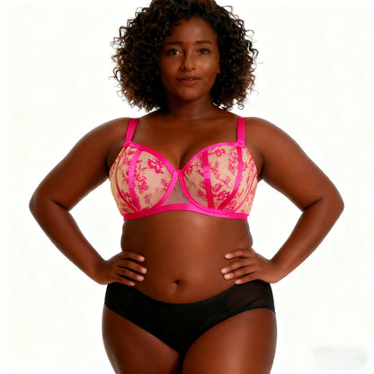 Soutien-gorge rehaussant en maille respirante