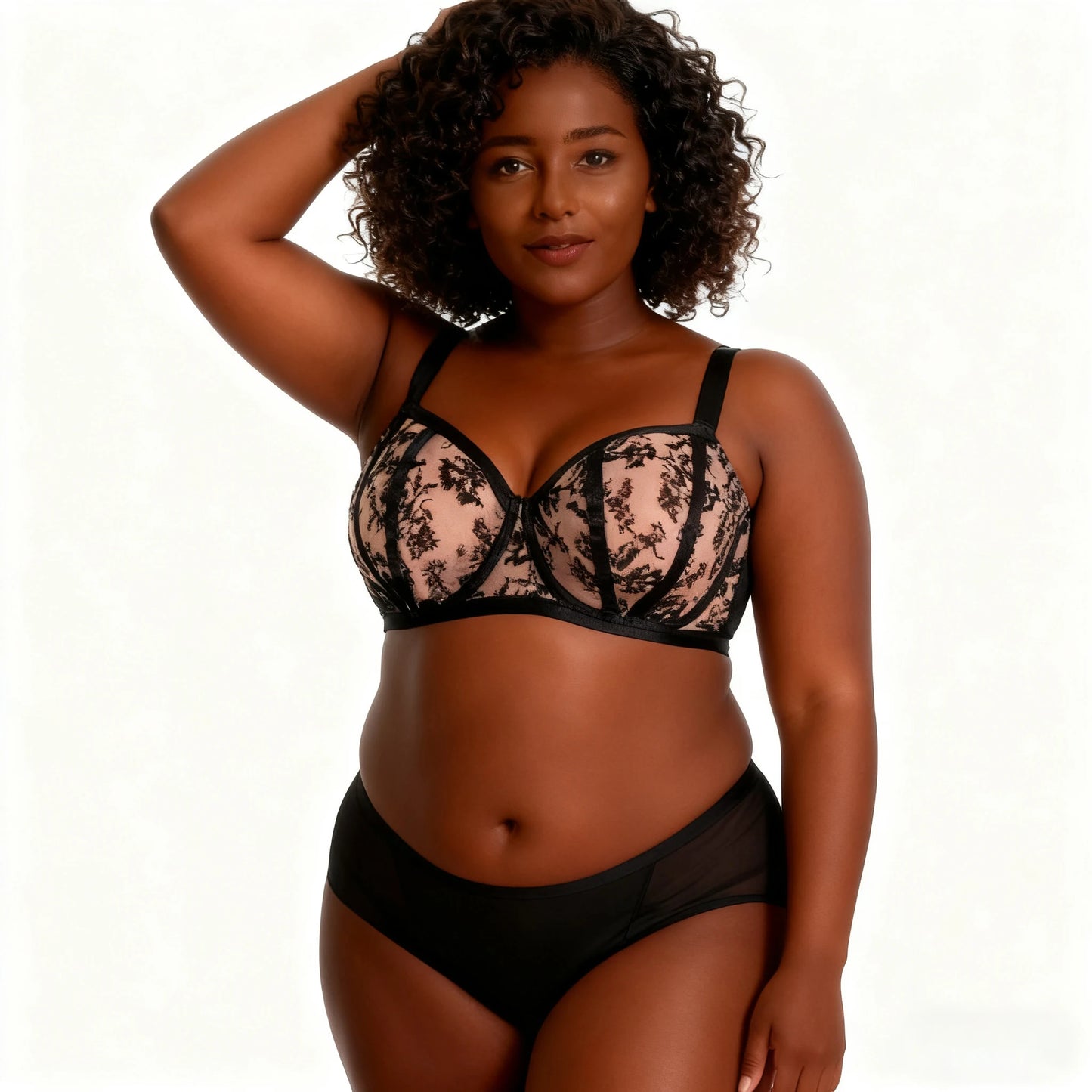 Soutien-gorge rehaussant en maille respirante