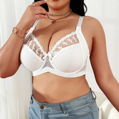 Soutien-gorge en dentelle brodée