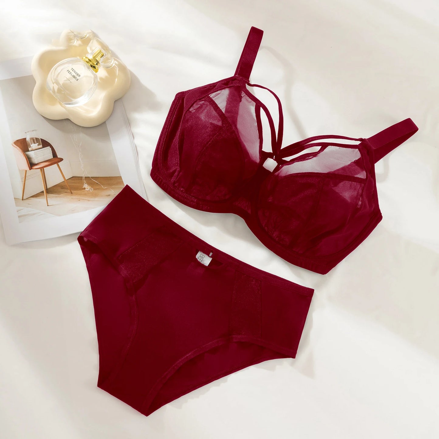 Soutien-gorge à armatures grandes tailles, sans doublure