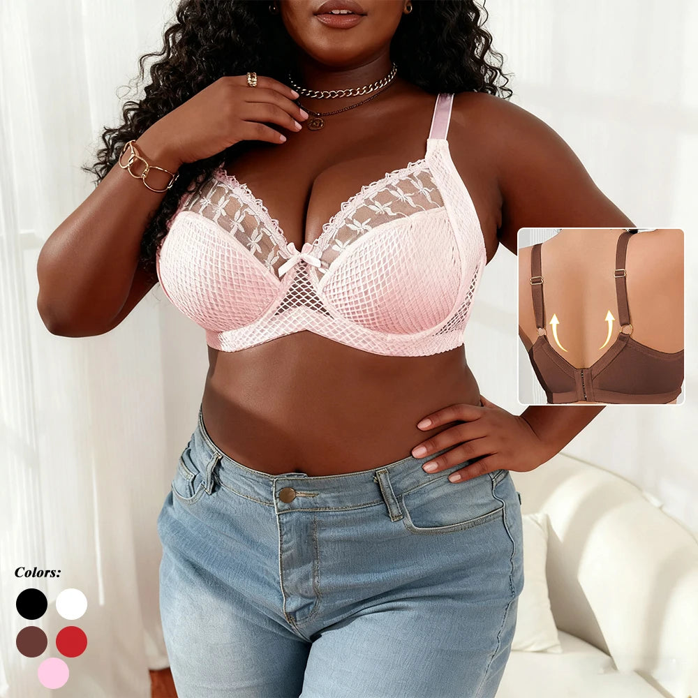Soutien-gorge en dentelle brodée