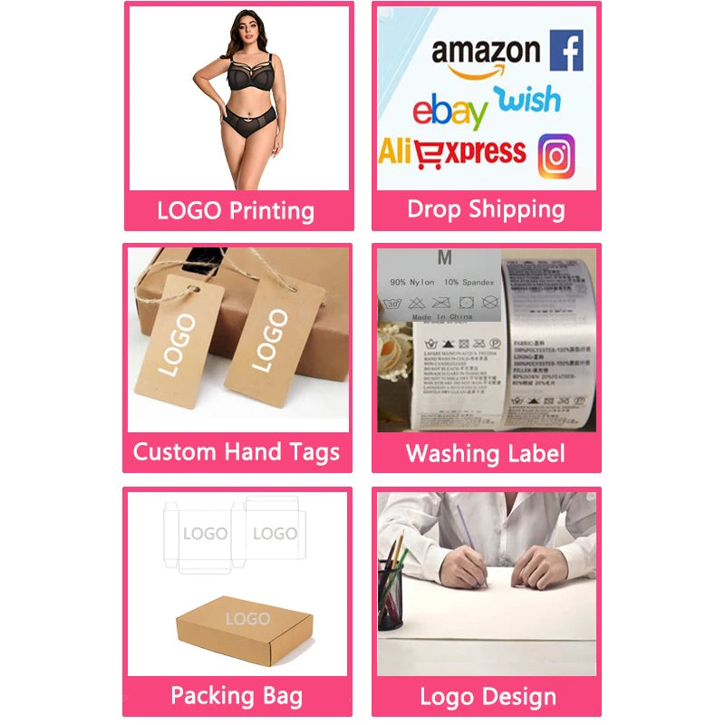 Soutien-gorge à armatures grandes tailles, sans doublure
