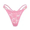 sous-vêtements sexy à taille basse en dentelle, avec culotte douce à motif floral