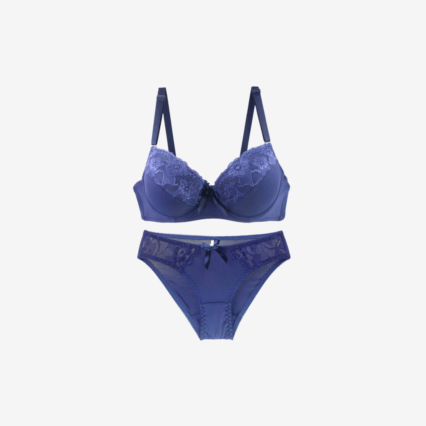 Soutien-gorge Audace Velours bleu – style raffiné et maintien naturel – COUPRA Intimates