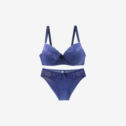 Soutien-gorge Audace Velours bleu – style raffiné et maintien naturel – COUPRA Intimates