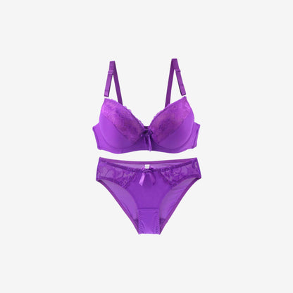 Soutien-gorge Audace Velours violet – féminité et maintien élégant – COUPRA Intimates